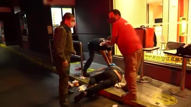 Delivery es rescatado por policías