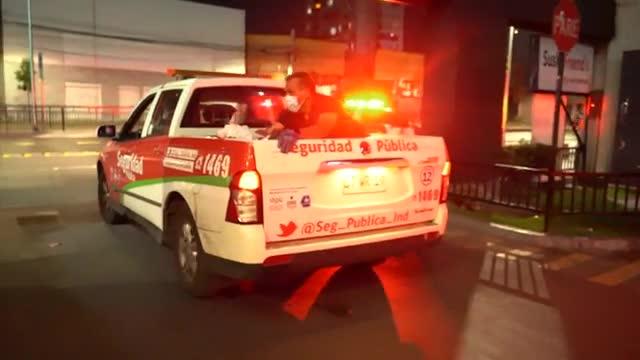 Delivery es llevado a urgencias en la camioneta municipal