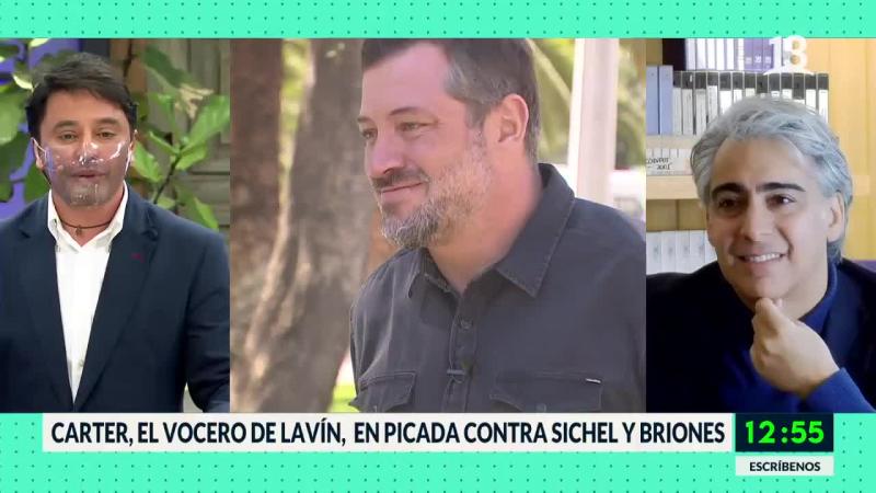 Carter a Sichel: “Dejemos de dar jugo, tu ego no es tan importante ni el mío tampoco”