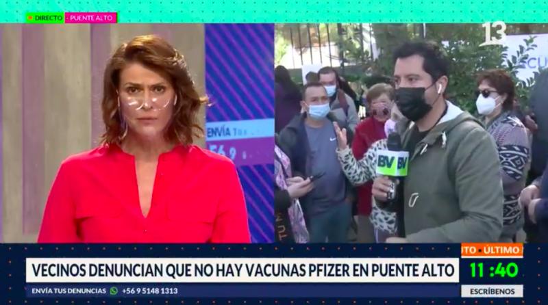 Vecinos denuncian falta de vacunas Pfizer en Puente Alto