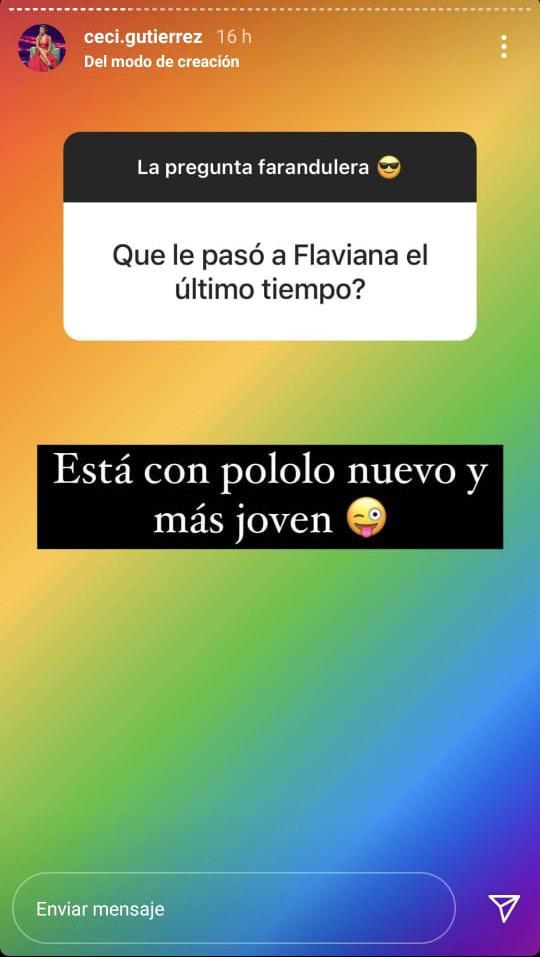 Aseguran que Flaviana Seeling tendría nueva pareja