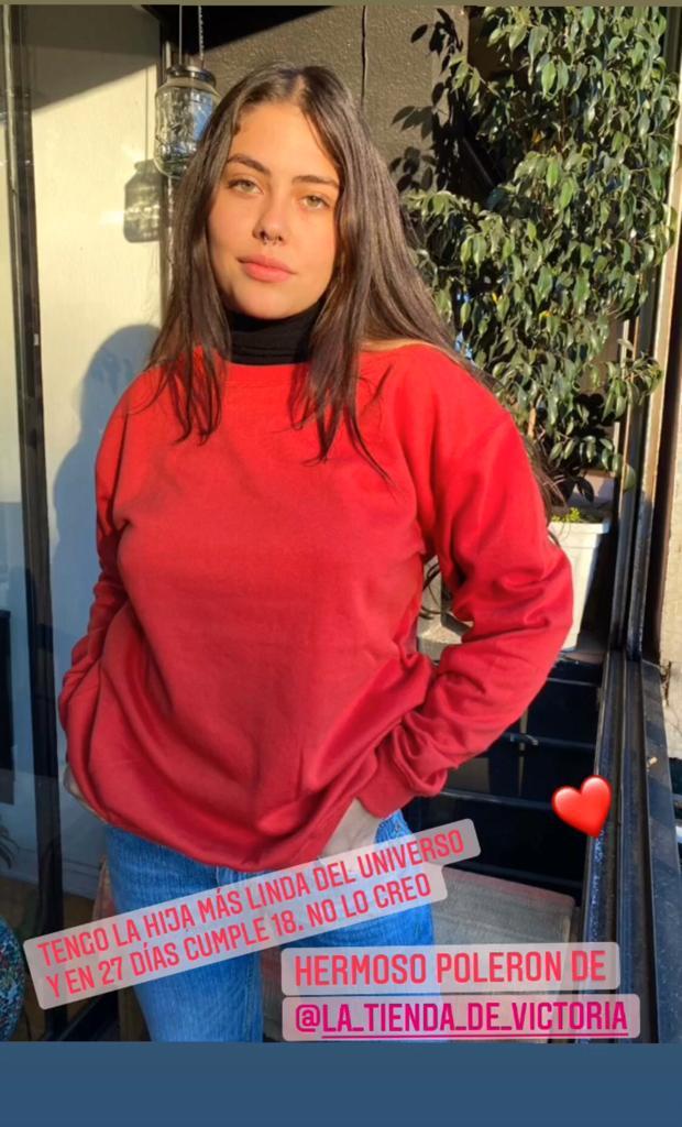 César Sepúlveda muestra lo grande que está su hija