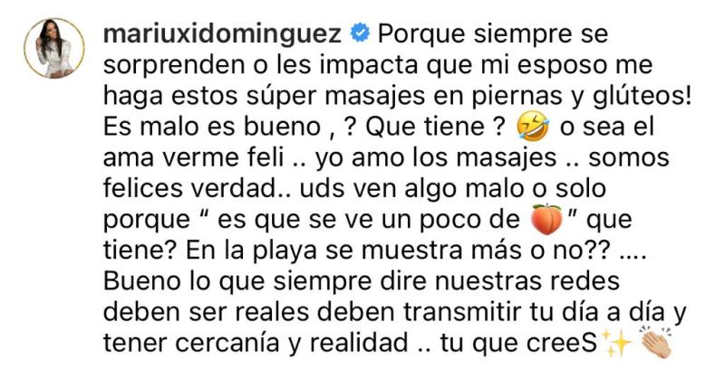 Mariuxi Domínguez defiende “regaloneo” que le hace su marido
