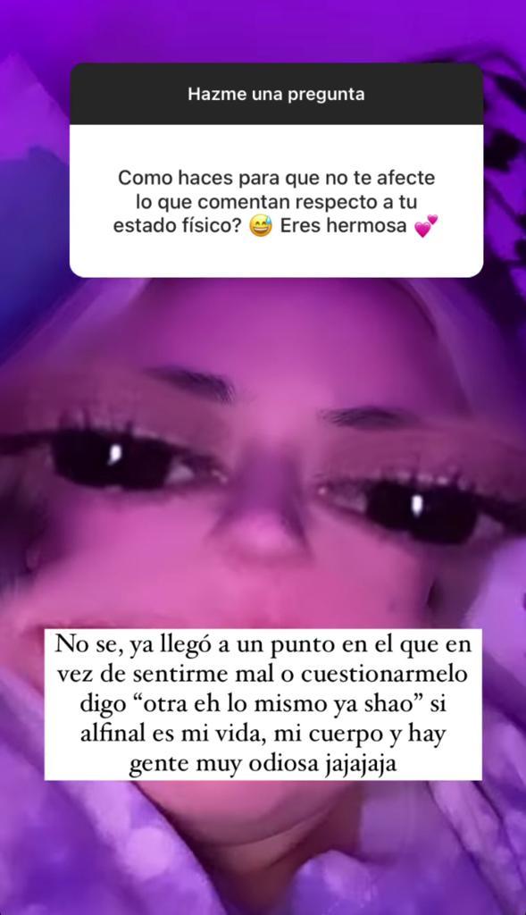 Christell desclasifica su lucha contra la ansiedad