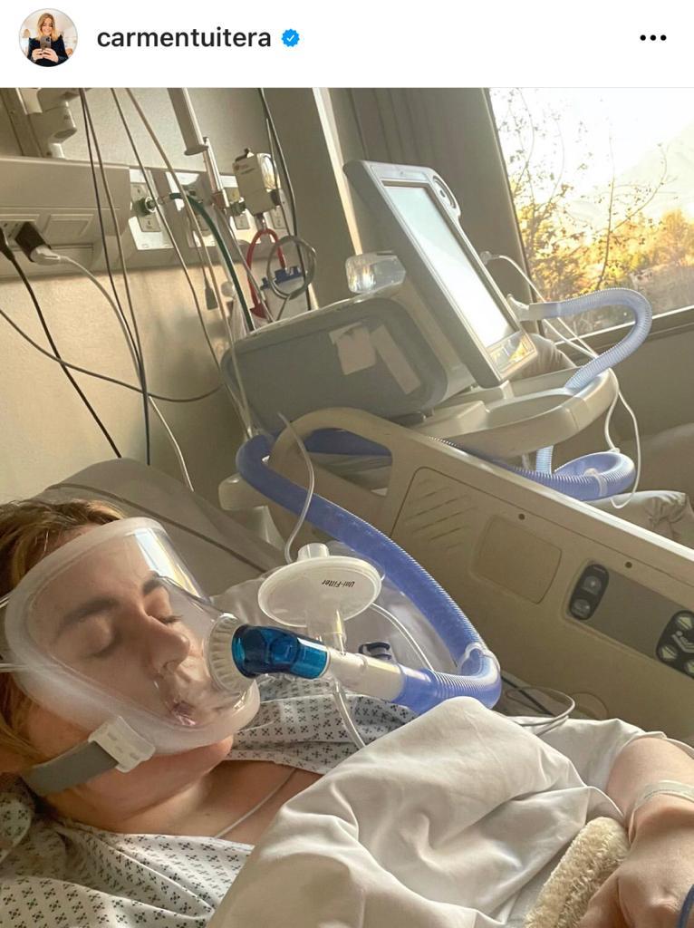 Carmen Tuitera defiende fotos de su hospitalización por Covid