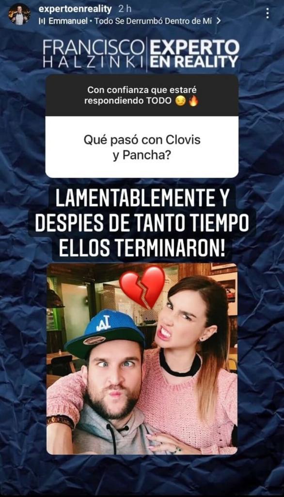Aseguran que Fran Undurraga y Clovis Nienow terminaron