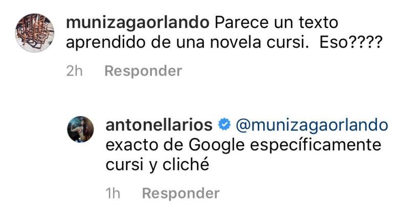 “Bien loca”: El mensaje de Antonella Ríos tras funar a seguidora