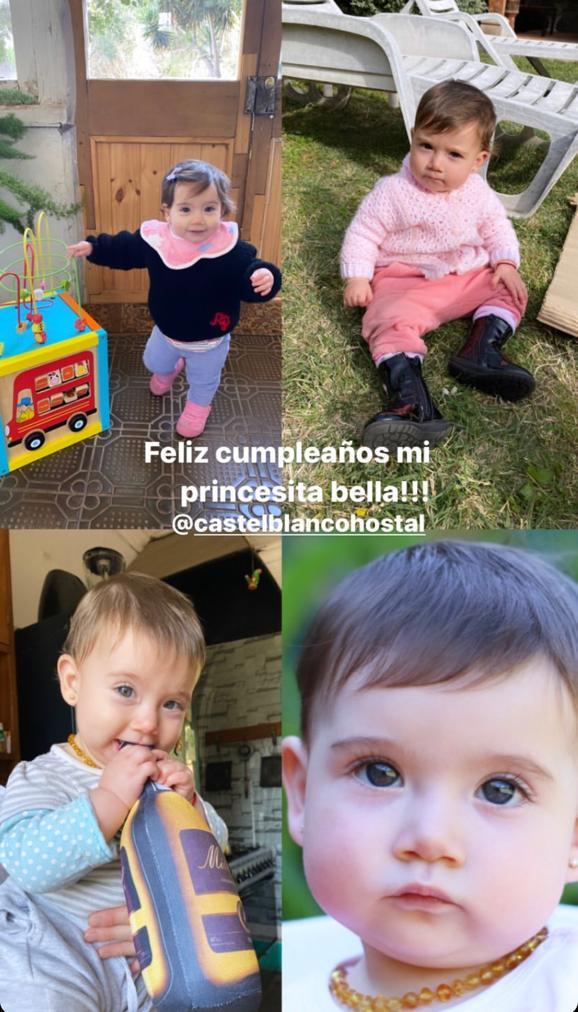 Cota Castelblanco celebra primer cumpleaños de su hermana clon