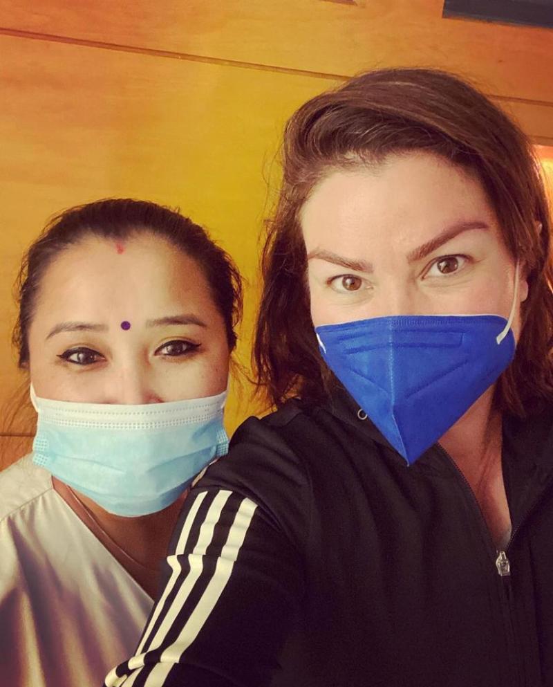 Javiera Contador se hizo las cejas como autoregalo de cumpleaños