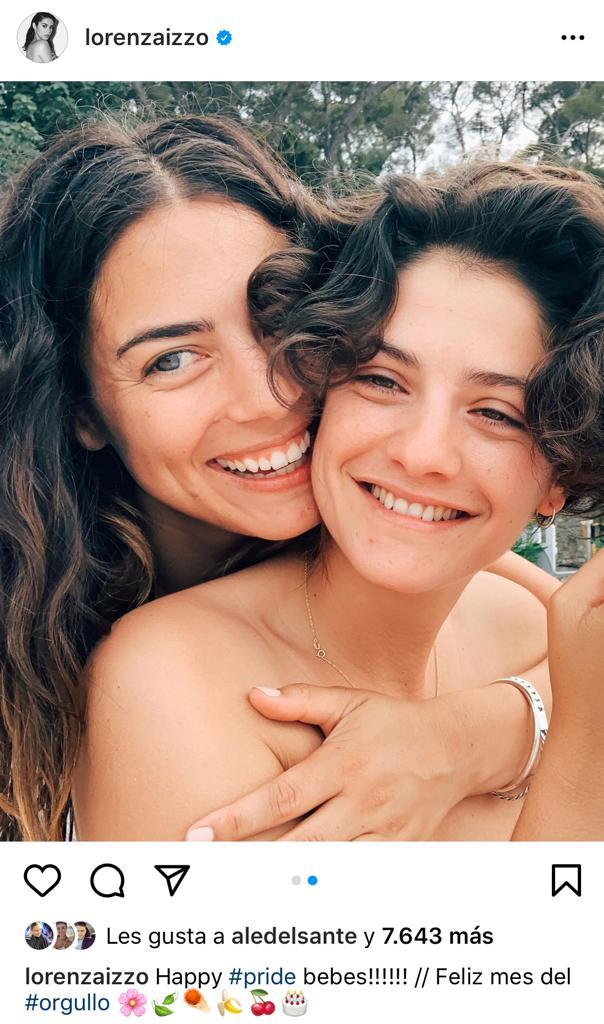 Lorenza Izzo celebra su amor con escritora por mes del orgullo