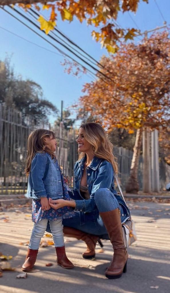 Gala Caldirola se luce con “matchy mattchy” junto a su hija