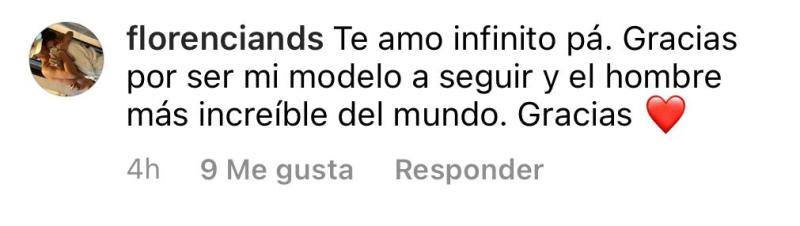 César Sepúlveda celebra los 18 años de su hija