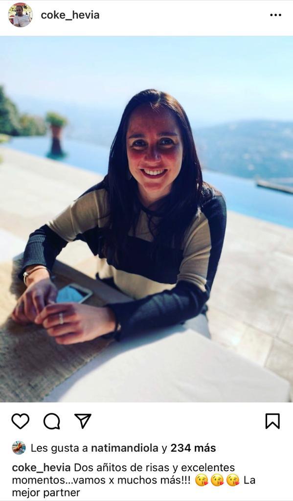 Coke Hevia se casa tras dos años de pololeo