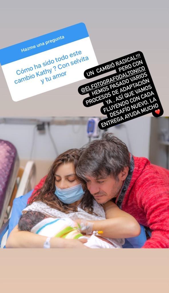 “Cambio radical”: Los primeros días de Kathy Contreras como madre