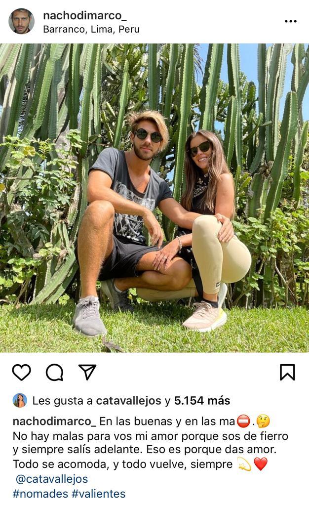 “Das amor”: El apoyo del pololo de Cata Vallejos tras escándalo