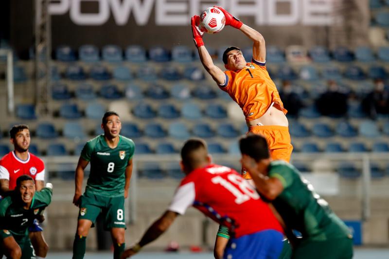 Carlos Lampe en el último Chile vs Bolivia