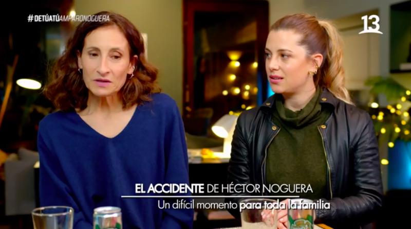 Amparo y Emilia Noguera recordaron grave accidente que sufrió su padre