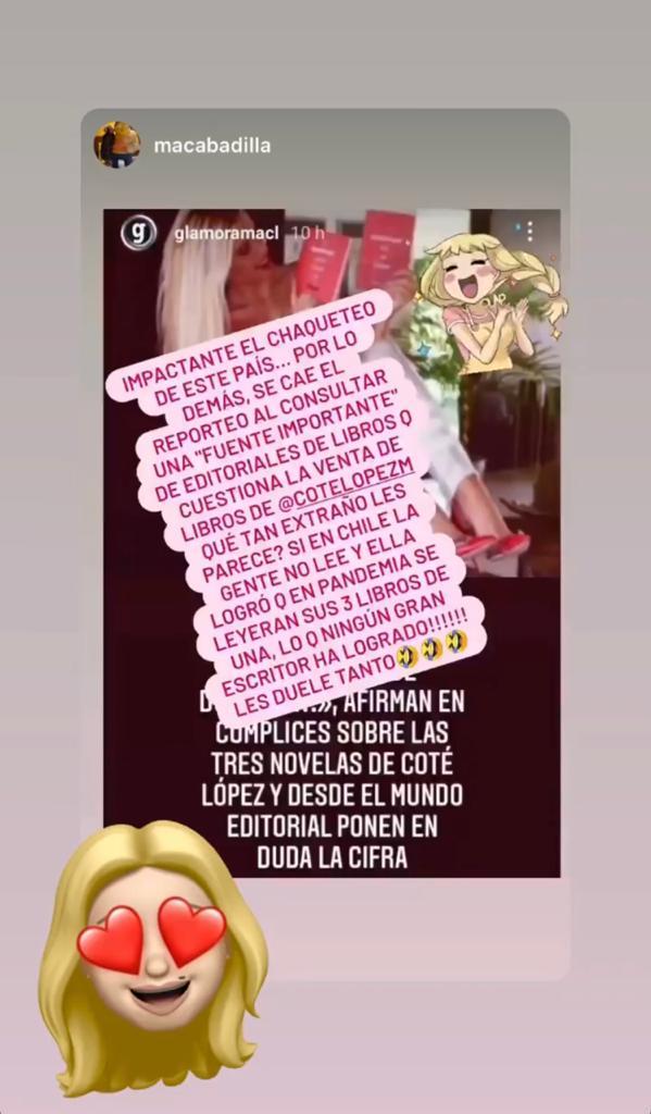 Coté López se enoja tras cuestionamiento a ventas de sus libros