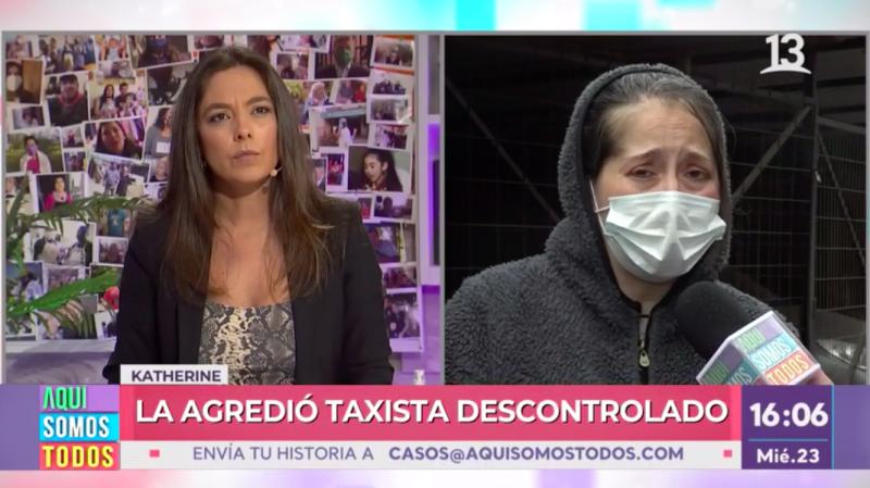 Violencia al volante: Auto de una mujer fue destruido por taxista