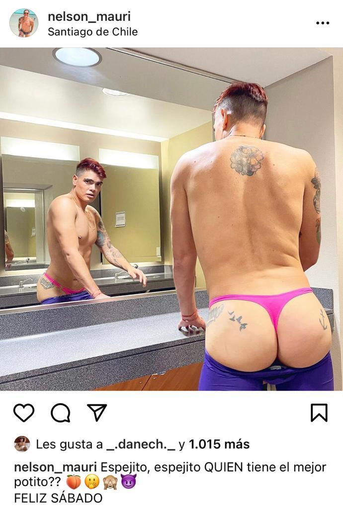 Nelson Mauri responde a crítica por mostrar su trasero