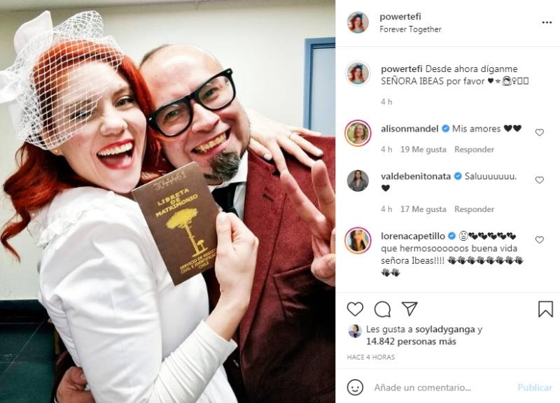 Vocalista de Chancho en Piedra se casó con influencer