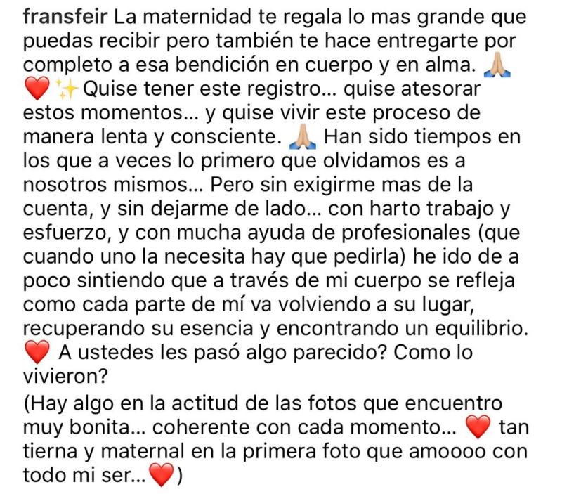 Fran Sfeir impacta al mostrar su cambio físico en ropa interior