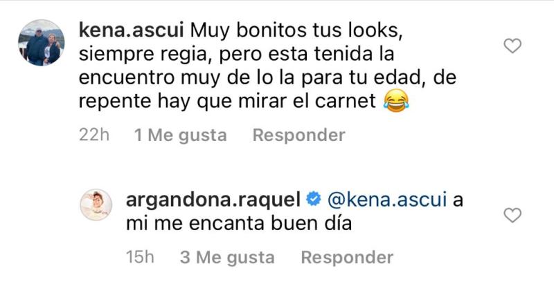 Raquel Argandoña responde a crítica por look juvenil