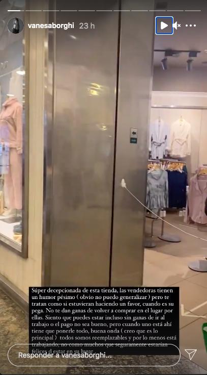 Vanesa Borghi funa a tienda de mall capitalino por malos tratos