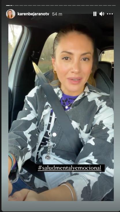Karen Bejarano relata fuerte crisis de angustia que sufrió el fin de semana