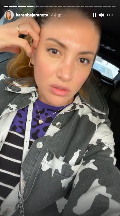 Karen Bejarano relata fuerte crisis de angustia que sufrió el fin de semana