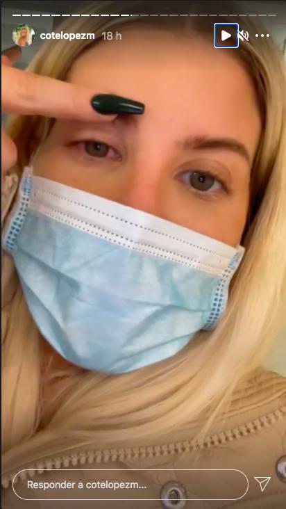 Coté López actualiza su estado de salud por problema en el ojo