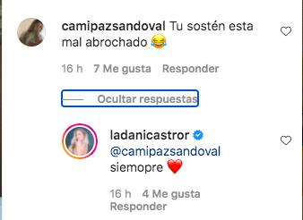 "Está mal abrochado": Daniela Castro se luce posando en lencería