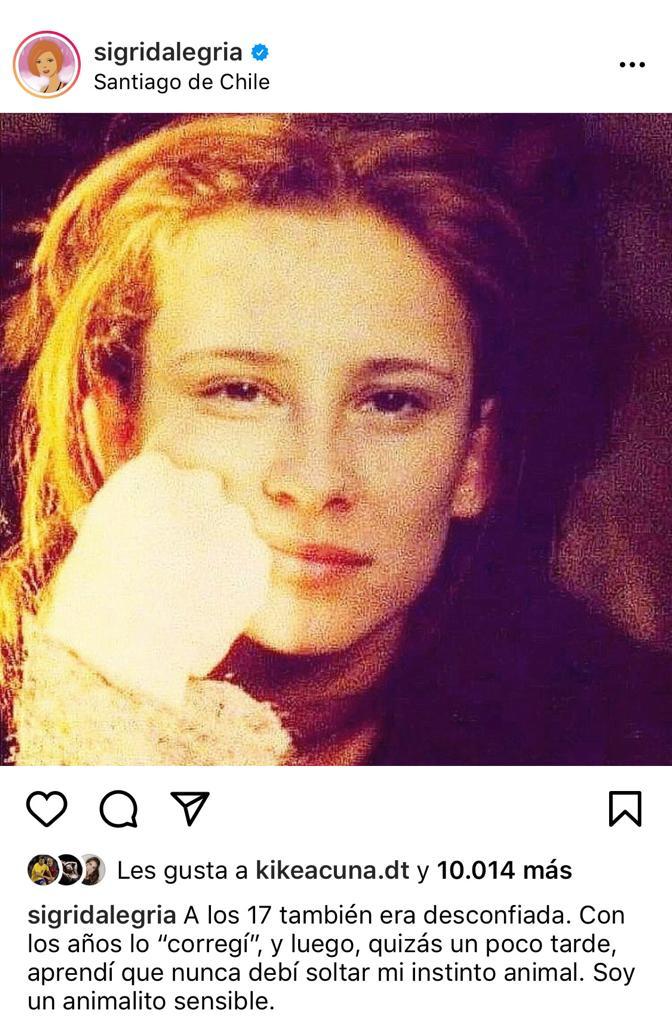 Sigrid Alegría y su enojo tras recibir regalo del padre de sus hijos