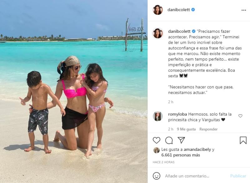 Daniela Colett muestra su abdomen de acero tras supuesto quiebre