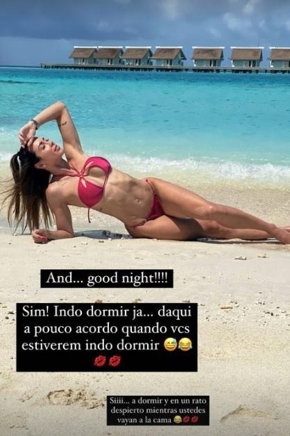 Daniela Colett muestra su abdomen de acero tras supuesto quiebre