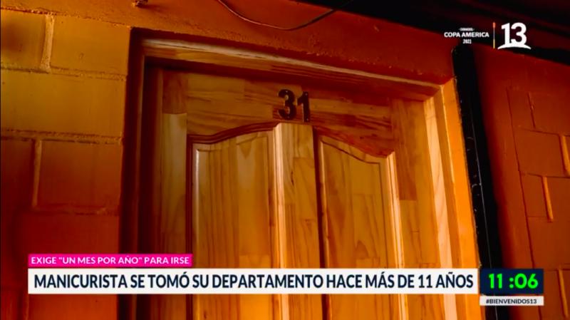 Denuncian que manicurista se tomó departamento hace más de 11 años