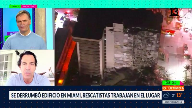 Mortal derrumbe de edificio en Miami
