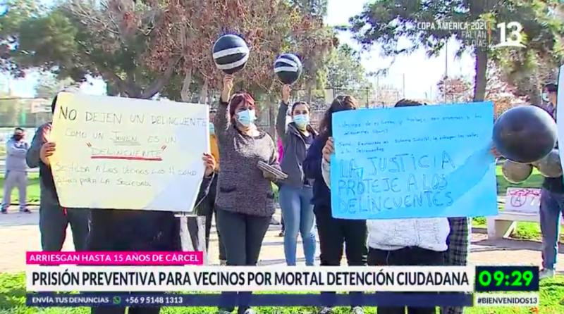 Decretan prisión preventiva para vecinos por mortal detención ciudadana