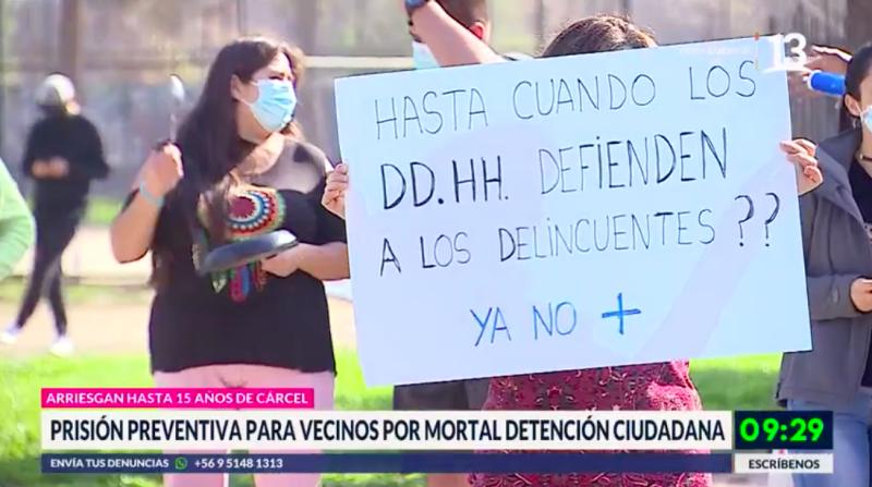 Decretan prisión preventiva para vecinos por mortal detención ciudadana