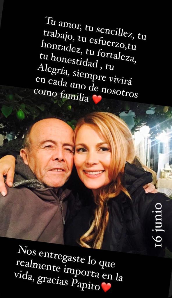 Cathy Barriga recuerda a su padre por el día de su cumpleaños