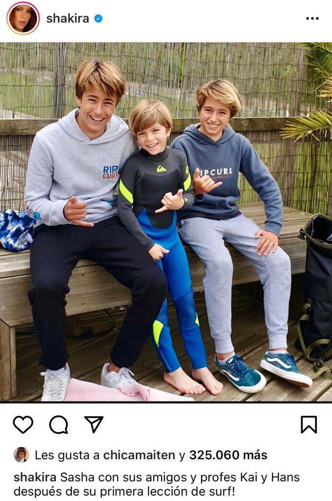 “Enorme”: Shakira enseña lo grande que está su hijo menor