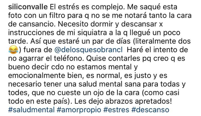 Ale Valle confiesa complejo momento personal