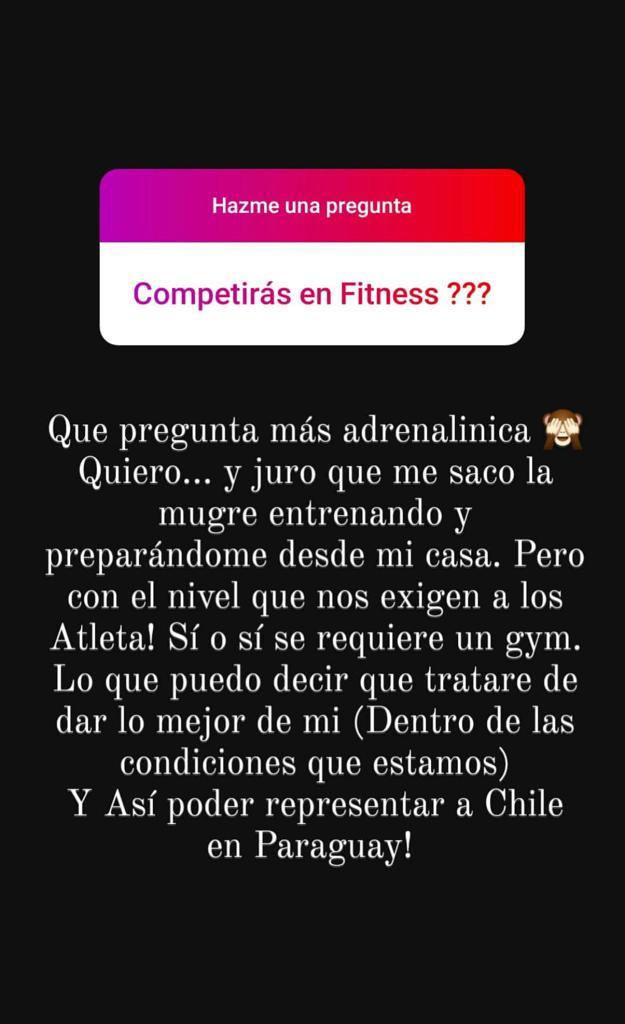 Luli adelanta regreso a la televisión y las competencias fitness