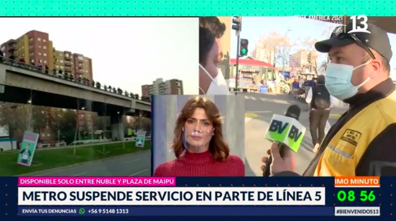 Metro suspende parcialmente su servicio en Línea 5