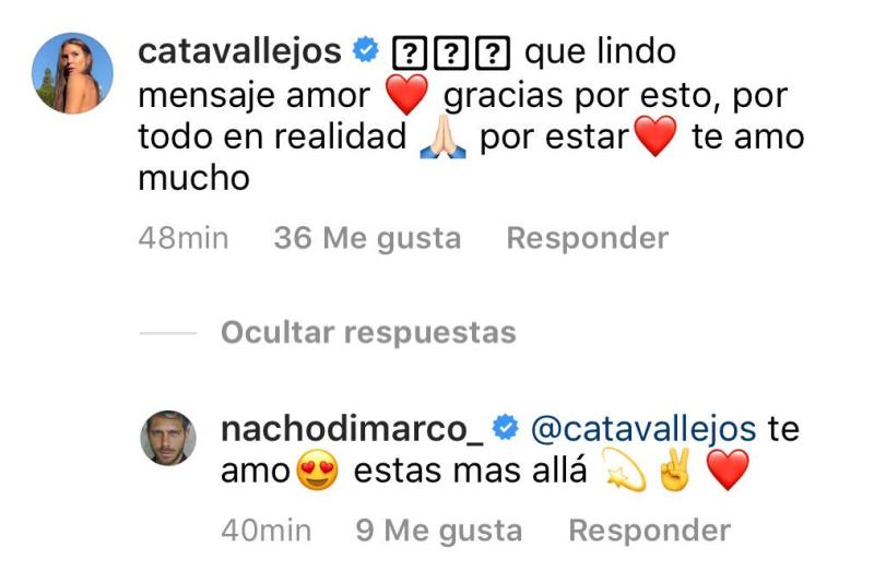 “Das amor”: El apoyo del pololo de Cata Vallejos tras escándalo