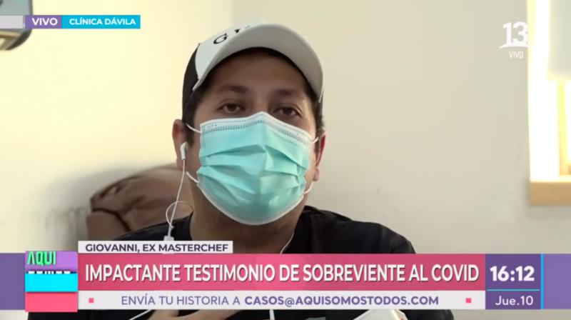 Ex participante de MasterChef es dado de alta luego de sobrevivir al Covid