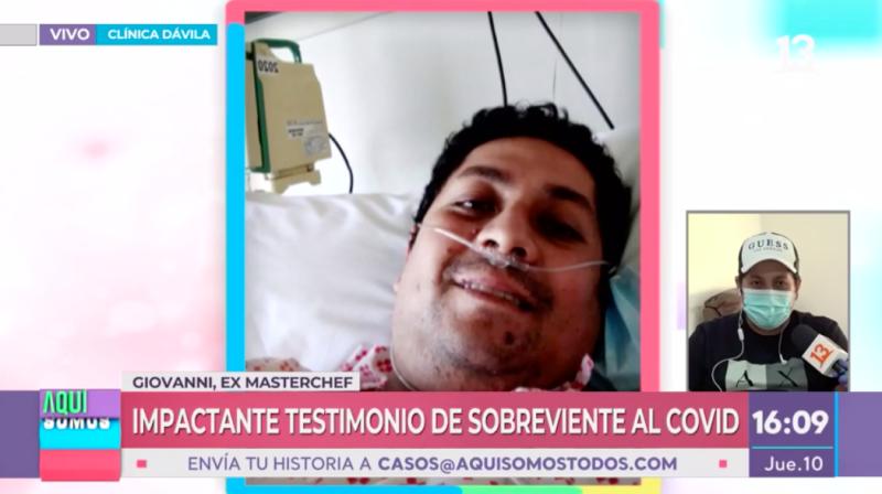 Ex participante de MasterChef es dado de alta luego de sobrevivir al Covid