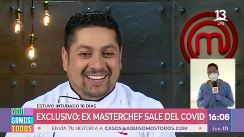 Ex participante de MasterChef es dado de alta luego de sobrevivir al Covid