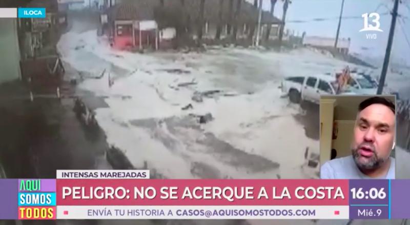 Alerta por intensas marejadas en todo el sector costero del país