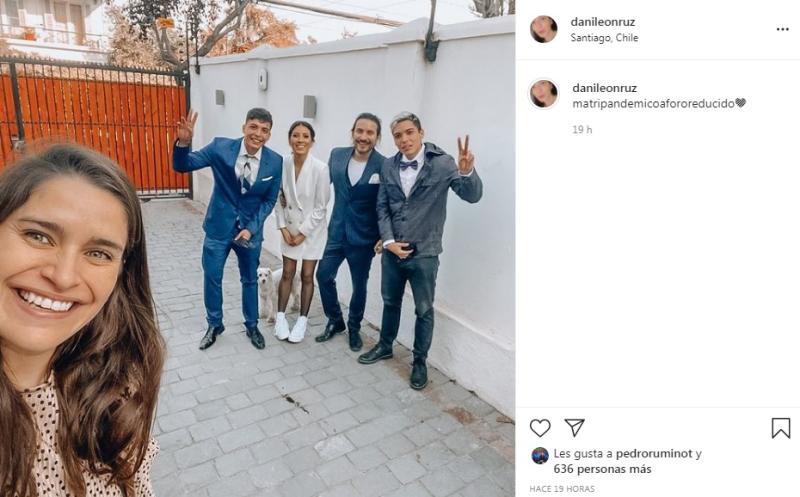 Felipe Avello se casó en ceremonia con aforo limitado